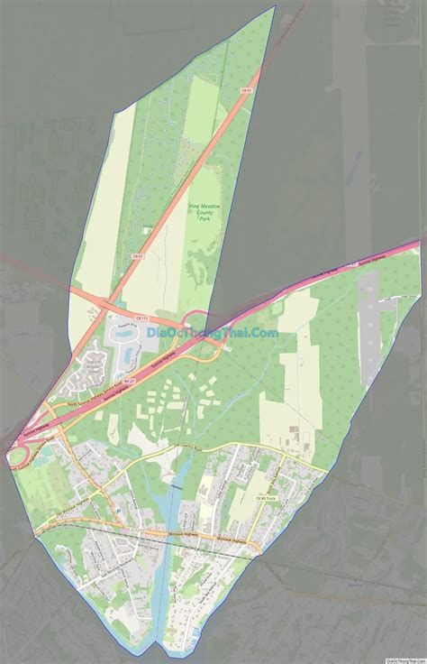 Map of Eastport CDP, New York - Thong Thai Real