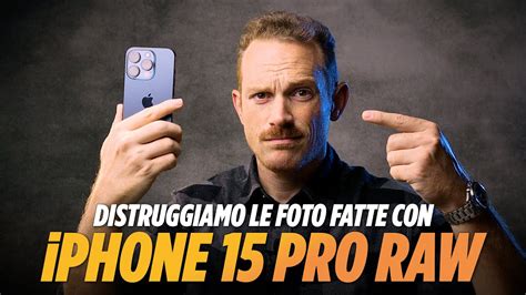 COME VENGONO LE FOTO Con IPhone 15 Pro Ecco Come Usare Il RAW MAX Di