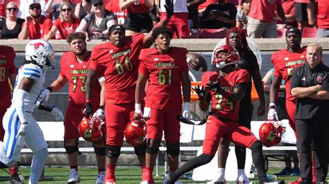 See Louisville football vs SMU game photos