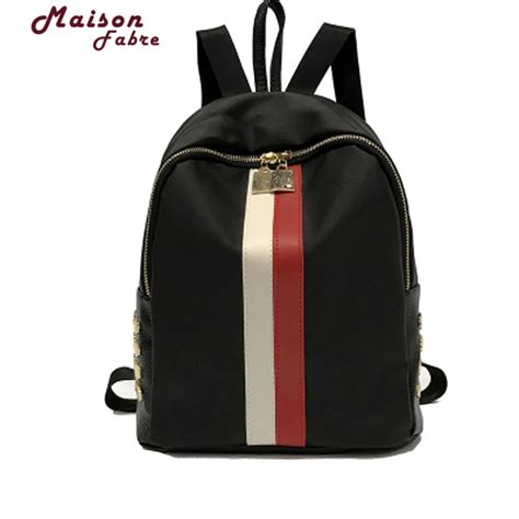 High Quality Pu Leather Women Backpack Preppy Style School Backpack Black Mater Rivet Women Bag