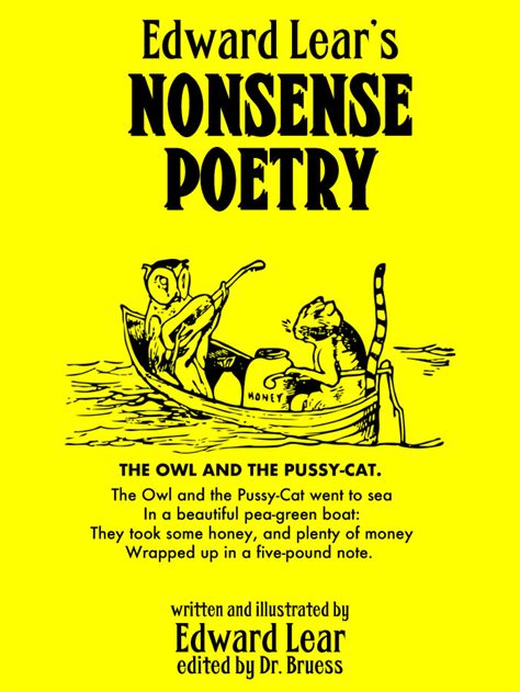 Edward Lears Nonsense Poetry By Edward Lear Goodreads