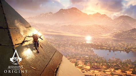 Assassins Creed Origins Bayek Pyramid Uhd K Wallpaper Pixelz Cc