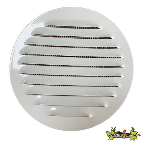 Winflex Griglia Di Ventilazione Rotonda Mm In Acciaio Bianco Con