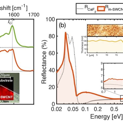 A Typical Raman Spectra For Excitation At Nm Red Curve And