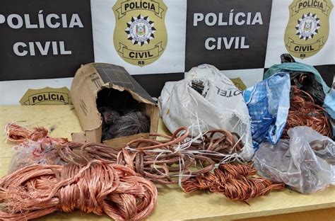 Pol Cia Civil Em Vacaria Apreende Quilos De Cobre R Dio Esmeralda