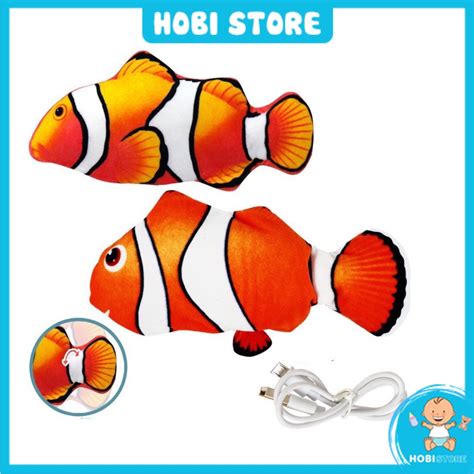 Hot trend Cá nhảy sạc điện nhiều màu siêu hot đồ chơi trẻ em xả stress vỗ mông bé Tik Tok đồ