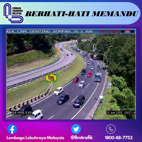 Llm Info Trafik On Twitter Pm Kl Karak E Trafik Perlahan