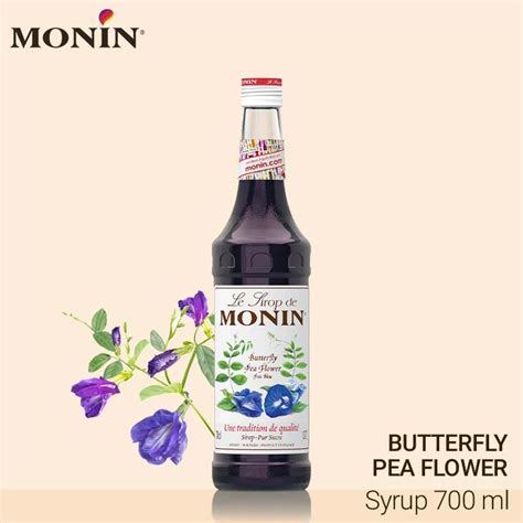 MONIN Butterfly Pea Syrup 700ml Flavored 700 Ml Shopee Philippines