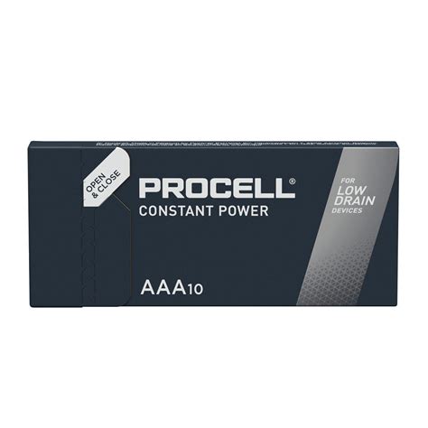 Duracell Procell Constant AAA PC2400 LR03 Alkaline 1.5V – 10 Pack ...