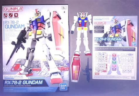 GUNPLA GUNDAM RX 78 2 Entry Grade 1 144 BANDAI Model Kit Robot Action