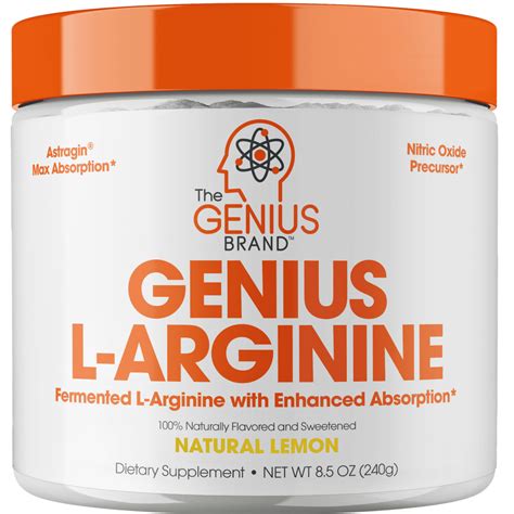 Arginine Powder Fermented L Arginine Nitric Oxide Supplement No