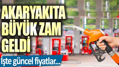 Akaryakıta büyük zam geldi İşte güncel fiyatlar