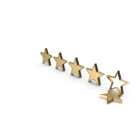 4 Rating Stars PNG Images & PSDs for Download | PixelSquid - S121784729