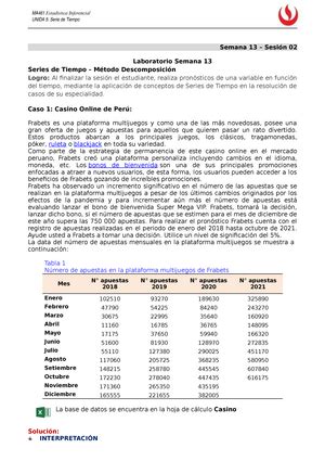 Clase De Estadistica Inferencial Del Ciclo Semana