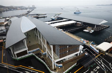 厳島港宮島口地区旅客ターミナル – 厳島港宮島口地区整備事業 – IZPYR