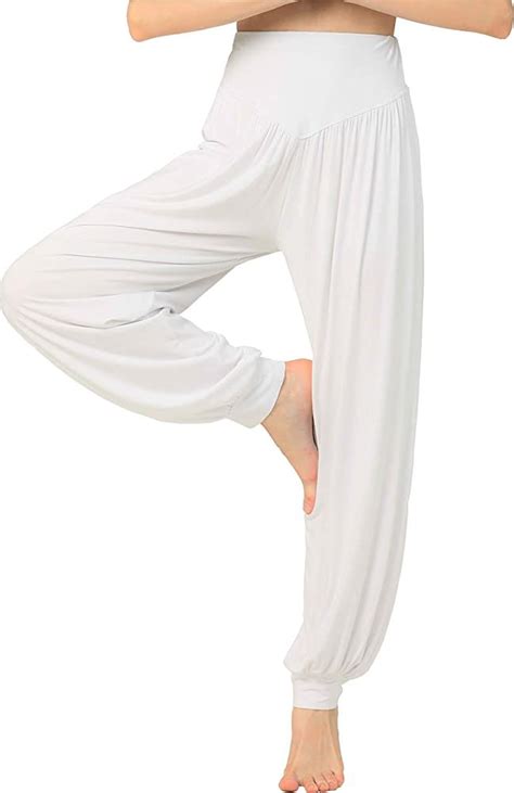 Hoerev Brand Super Soft Modal Spandex Harem Yoga Pilates Pants