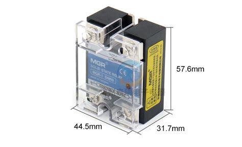 美格尔单相固态继电器220v Ssr Mgr 1 D4860 60a直流控交流dc Ac虎窝淘