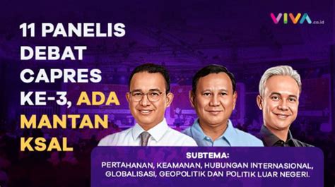 Ketua KPU Semoga Debat Capres Bisa Jadi Bahan Pertimbangan Pemilih