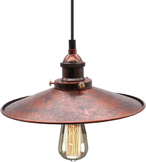 HTRUIYATY Suspension Luminaire Industrielle E27 Mtal Vintage Noir