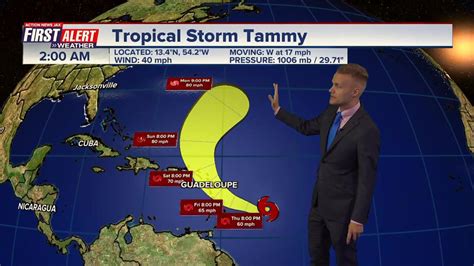 Tropical Storm Tammy Forms In The Atlantic