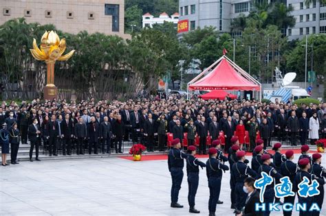 澳門特區舉行特區升旗儀式慶回歸廿四周年 圖集 香港中通社