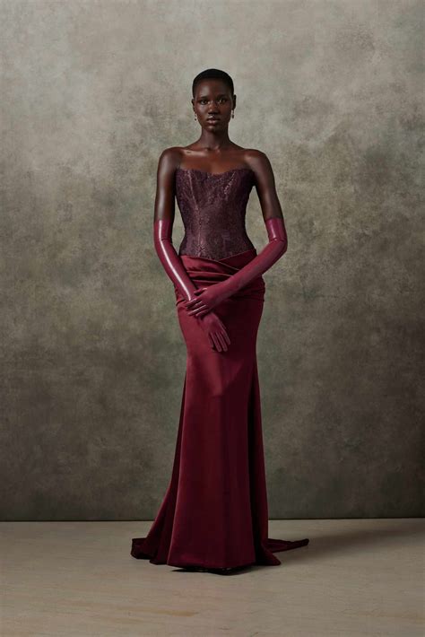 burgundy wedding dresses 6