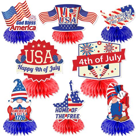 4th Of July Centerpieces