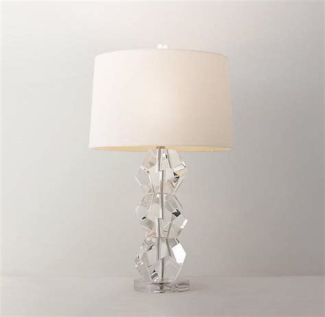 Fiona Clear Crystal Table Lamp Base