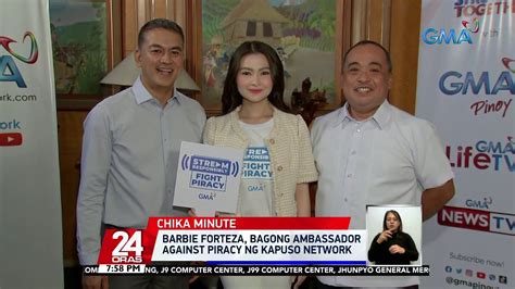 Barbie Forteza Bagong Ambassador Against Piracy Ng Kapuso Network 24