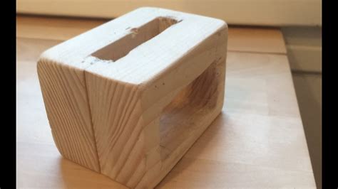 Diy Passive Wooden Iphone Speaker Dock Youtube