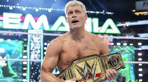 After Wwe Backlash Ends Cody Rhodes Surprises Fans By Giving Title To