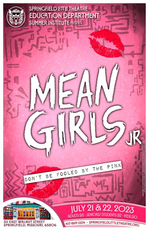 Mean Girls, JR. Cast List - Springfield Little Theatre