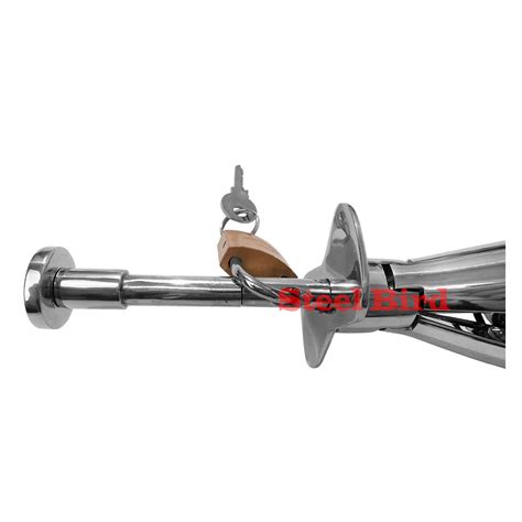 Small Locking Butt Plug Anal Lock Lockable Pear Of Anguish Plunger Style BDSM Club Stainless