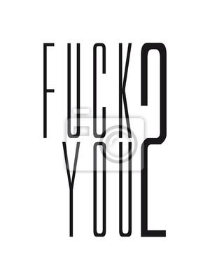 2 hände stinkfinger mittelfinger show symbol fuck you off logo design wandposter poster Fick