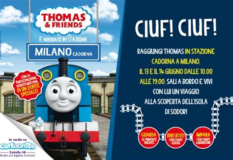 Save The Date Il Trenino Thomas Arriva Nella Stazione Di Milano