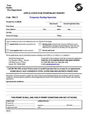 Fillable Online Seattle Application City Of Seattle Seattle Fax