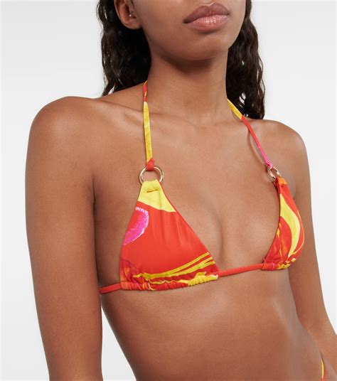 Haut De Bikini Mini Ring En Orange Louisa Ballou Mytheresa