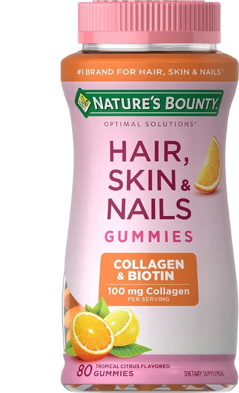 Natures Bounty Hair Skin And Nails With Biotin And Collagen