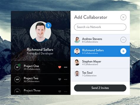 Social User Profile Ui Design Free Psd Download Psd