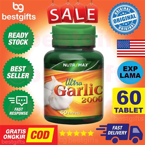 Jual Nutrimax Ultra Garlic 2000 Mg Bawang Putih Obat Vitamin Herbal