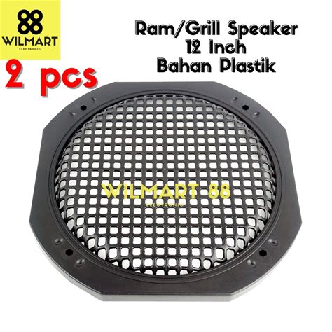 Jual 2PCS RAM Tutup Grill Speaker 12 Inch 12in Bahan Plastik