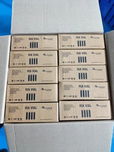 ACCUFINE Ria Vial 12x75 Mm Plastic Test Tube U Tube Capacity 5