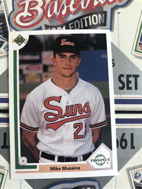 Upper Deck Mike Mussina Baltimore Orioles Baseball Card Brand