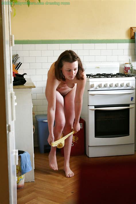 Hidden Camera Catches Nude Girl Getting Dressed In The Kitchen Porn Pictures XXX Photos Sex