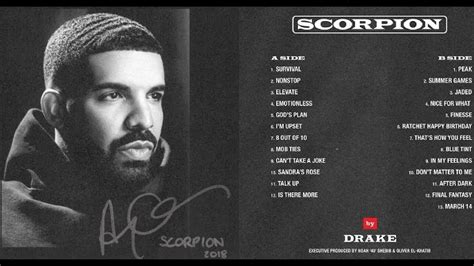 Drake Scorpion Album Will Be A Double Album Details Features