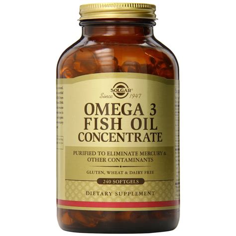 Solgar Omega-3 Fish Oil Concentrate (240капс.) — Спортивное питание в ...