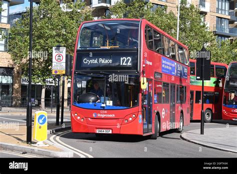 London Double decker bus Stock Photo - Alamy