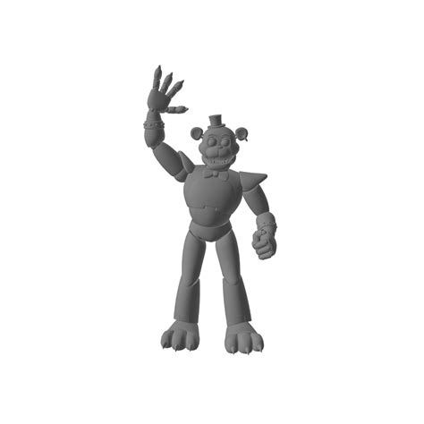 3d File Fnaf Five Nights At Freddy S Glamrock Freddy Figurine 8 🎃・3d Printing Idea To Download