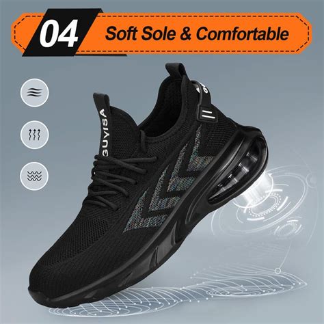 Snapklik Steel Toe Shoes For Men Women Safety Work Shoes