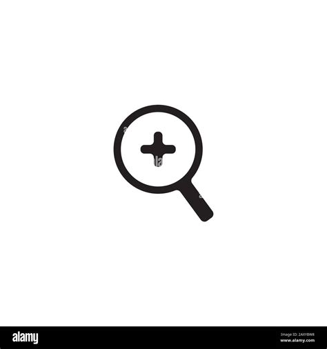 Zoom Up Icon Illustration Stock Vector Image And Art Alamy